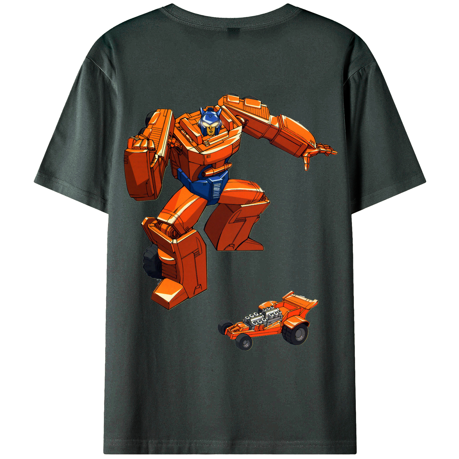（画像用）  綿100％ メンズ半袖Tシャツ（バックプリント） 通気性